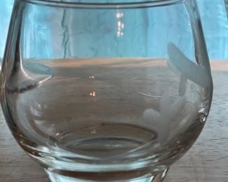 10pc Blakely Etched Saguaro Glasses Arizona Cacti		