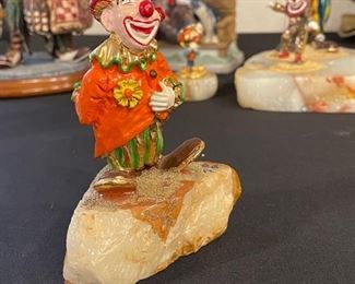 Vintage Signed Ron Lee Smiling Clown	3.5x3x5.5	HxWxD
