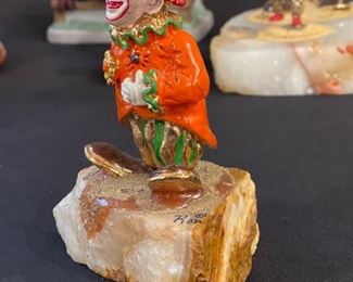 Vintage Signed Ron Lee Smiling Clown	3.5x3x5.5	HxWxD
