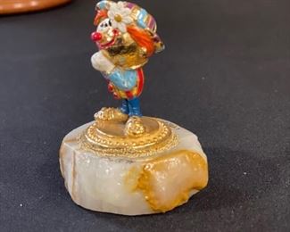 Vintage Signed Ron Lee Clown folded hands orange hair 1991 ‘L-332 Dreamin’ 64/2500	2x2x3 inches	HxWxD
