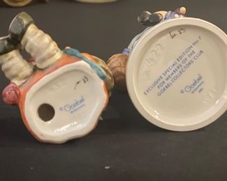 Lot Of 2 Goebel Hummel Figurines   #432 "Knit One Purl One" & #422 “What Now”	1) 3 inches tall      2) 6 inches tall	
