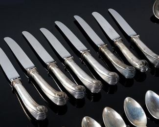 35pc Tuttle Onslow Sterling Silver Partial Flatware Set Silverware 		
