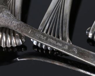 35pc Tuttle Onslow Sterling Silver Partial Flatware Set Silverware 		
