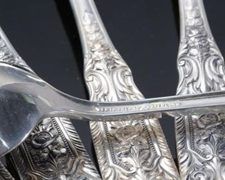 98Pc Westmorland Milburn Rose Sterling Silver Silverware Set flatware 		
