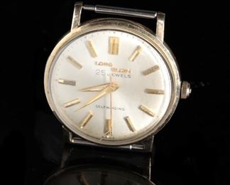 Vintage Lord Elgin 10K RPG 25 Jewels Self Winding Automatic Watch No Band	32mm case	

