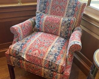 Hickory Chair - custom upholstered