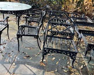 Brown Jordan cast aluminum outdoor patio furniture