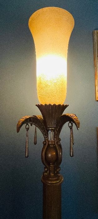 29___$120
Brass floor lamp
• 76 high 14across