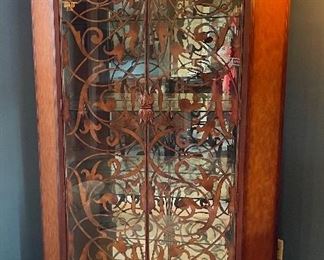 30___$399
French gate style curio cabinet metal & glass
• 78high 45wide 23deep

