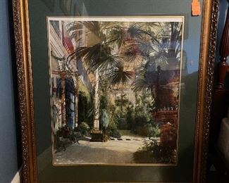 57___$98 Courtyard & Palm tree print
• 45 x 45
