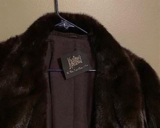 59___$395
Brown mink jacket sz 14-16