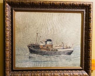 80___$75
Oil painting At Sea signed Murphy  • 31 x 27