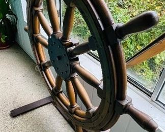 106___$195
Large ship wheel