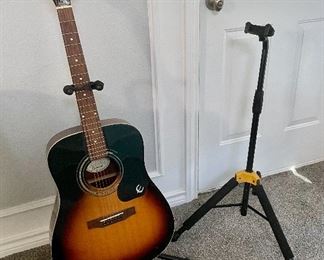 Guitar and stand