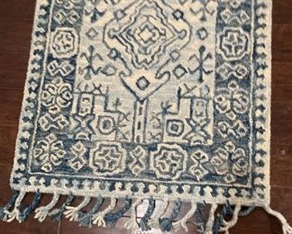 Blue & White Hall Runner