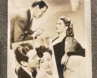 "When Ladies Meet" vintage small movie poster