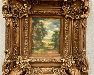Original oil signed English landscape