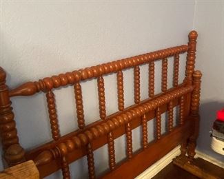 Antique Spool Bed & Frame