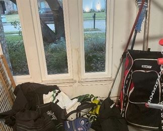 Hockey bags, gear, pads, etc.