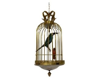 Baccarat Bronze And Glass Birdcage Chandelier
Est. $1,500-$2,000