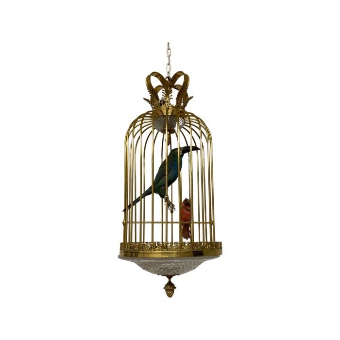 Baccarat Bronze And Glass Birdcage Chandelier
Est. $1,500-$2,000