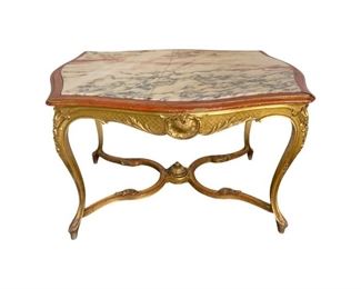 19th Century French Rococo Guilt Center Table
Est. $700-$900
