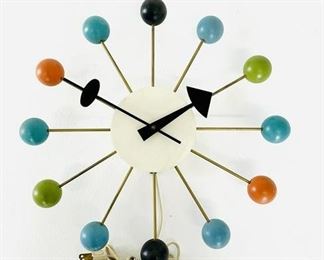George Nelson Multi Color Ball Clock
Est. $1,000-$1,500