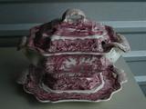 Mason's ironstone Vista soup tureen complete with underplate and ladle