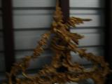 Showing the top of a great early 19th century gilded mirror.