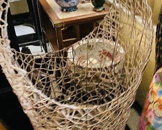 Large weaved basket