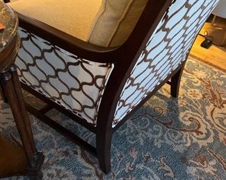 Acquisitions Wide Seat Chairs Back Upholstery