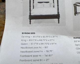 Walter e Smithe Drexel Heritage Postobello Bedroom Set King Size Byron Bed