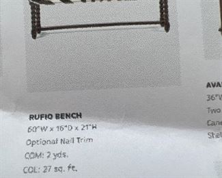 Walter e Smithe Heritage Postobello Bedroom Set Rufio Bench