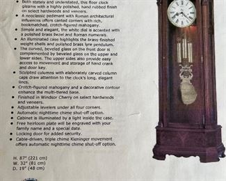 Howard Miller Clock Description
