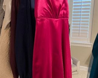 Homecoming, prom or party dresses size zero.