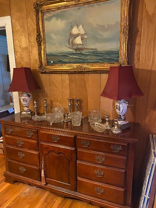 Chest of drawers. Could be used as a buffet.