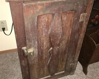 Antique salt cabinet