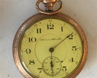 We have one large and one small pocket watch