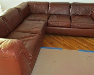 Leather Sectional