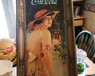 vintage Coke trays, from the 70's
