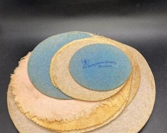 Mixed Size Lot of Vintage China Dishware Felt Wool Separators Pads