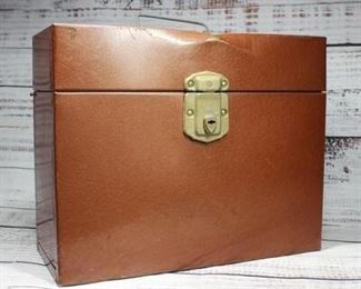 Vintage Retro USA Made Excelsior Metal Document Storage Box