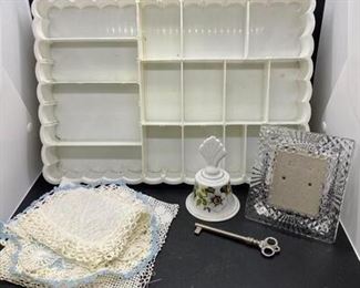 Vintage Vanity Dressing Table Accessory Decor Lot