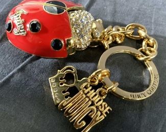 Juicy Couture Lady Bug Key Chain
