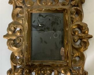 Carved Gilt Wood Framed Mirror
