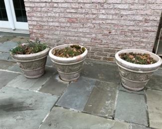 Concrete planters $40