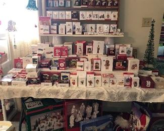 HUGE assortment of Hallmark Keepsake ornaments in boxes! 