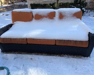 Outdoor furniture.  I hope it melts by Friday