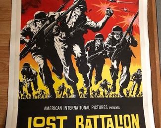 Linen backed by Poster Mountain