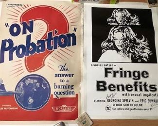 linen backed/autographed